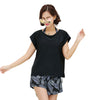 GOLWIS 水着 レディース 体型カバー タンキニ ビキニ Tシャツ ラッシュガード ボタニカル リゾート 花柄 ぽっちゃり ミセスオトナ女子 レース 20代 30代 40代 50代
