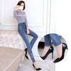 GOLWIS レディース ハイウエスト スキニー パンツ 体型カバー ハイウエストデニム ストレッチ ジーンズ ロング丈
 
 bottoms0005