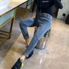 GOLWIS レディース テーパードパンツ デニムパンツ 体型カバー ハイウエストデニム ストレッチ ゆったり ジーンズ ロング丈
 
 bottoms0007