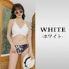 GOLWIS レディース 水着 ビキニ 2点セット クロッシー デザインフレア セクシー クロスビキニ ピーチ 20代 30代セクシー クロスバンド キュロット
