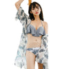 GOLWIS レディース 水着 ワンピース かわいい セクシー フリル 花柄 ショートパンツ リゾート トラベル ボタニカル体型カバー 露出控えめ ビーチウェア 20代 30代