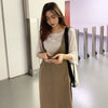 レディース トップス ワンピース サロペット 上下セット tops0021